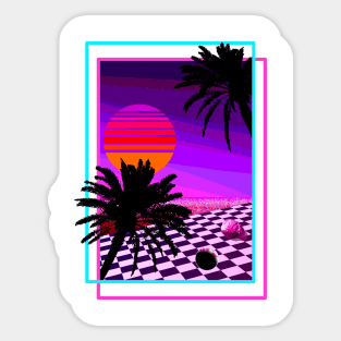 Beach of  R E M E M B R A N C E Sticker